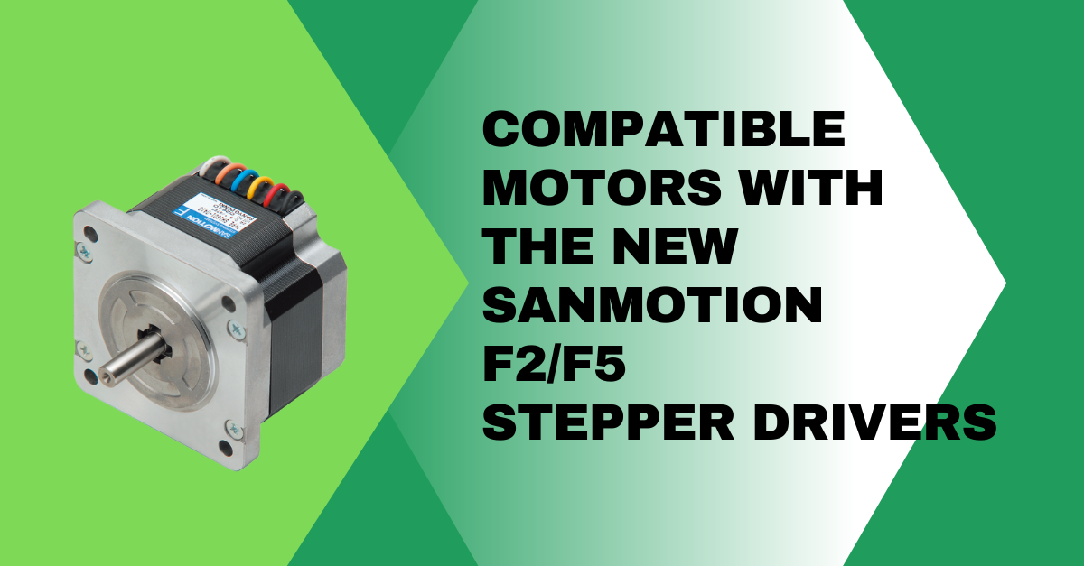 an image of SANMOTION F2 F5 STEPPING DRIVERS Compatible motors