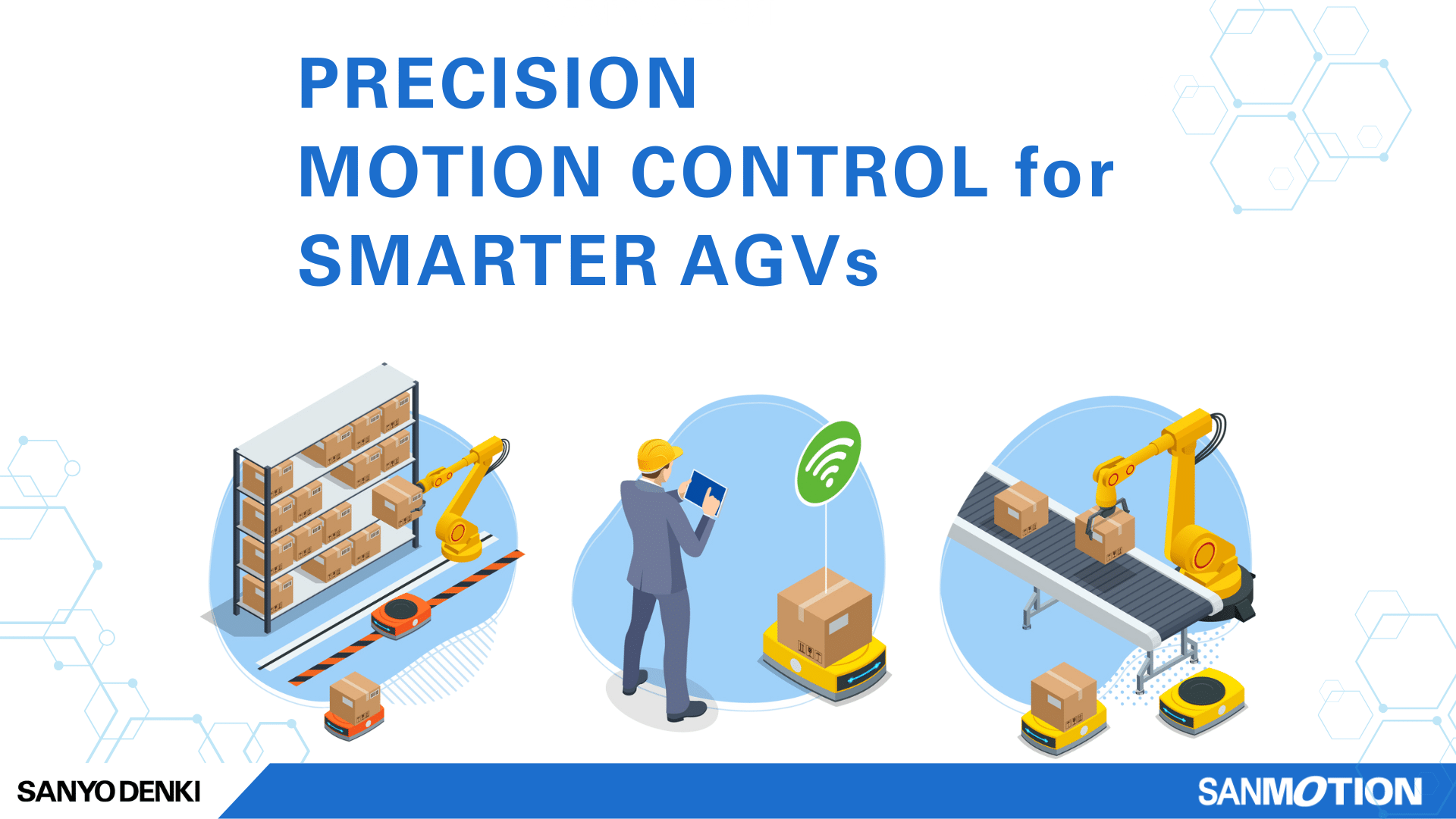 SANYO DENKI SANMOTION G servo system for smarter AGV applications